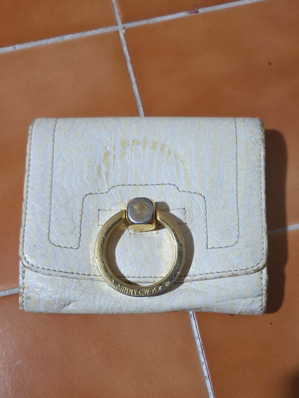 JIMMY CHOO  AUTHENTIC LEATHER WALLET PRELOVED CONDITION